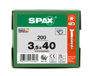 SPAX Senkkopf T-STAR plus - Teilgewinde WIROX A3J  T20  -...