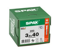 SPAX Senkkopf T-STAR plus - Teilgewinde WIROX A3J  T20  -  3,5x40  -  200 Stk