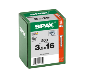 SPAX Senkkopf T-STAR plus - Vollgewinde WIROX A3J  T20  -  3,5x16  -  200 Stk