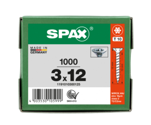 SPAX Senkkopf T-STAR plus - Vollgewinde WIROX A3J  T10  -...