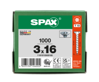 SPAX Senkkopf T-STAR plus - Vollgewinde WIROX A3J  T10  -  3x16  -  1000 Stk