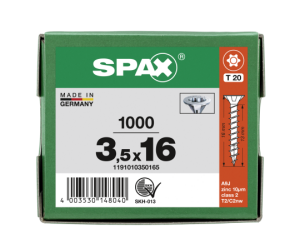 SPAX Senkkopf T-STAR plus - Vollgewinde WIROX A3J  T20  -...