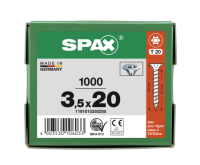 SPAX Senkkopf T-STAR plus - Vollgewinde WIROX A3J  T20  -  3,5x20  -  1000 Stk