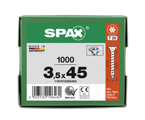 SPAX Senkkopf T-STAR plus - Vollgewinde WIROX A3J  T20  -...