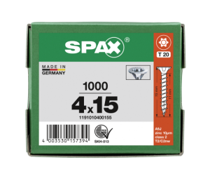 SPAX Senkkopf T-STAR plus - Vollgewinde WIROX A3J  T20  -...