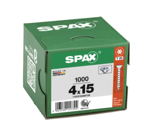 SPAX Senkkopf T-STAR plus - Vollgewinde WIROX A3J  T20  -  4x15  -  1000 Stk