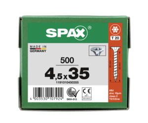 SPAX Senkkopf T-STAR plus - Vollgewinde WIROX A3J  T20  -...