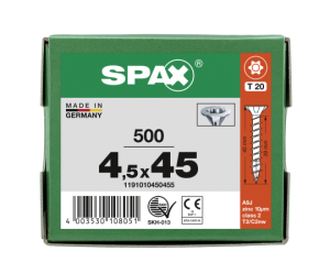 SPAX Senkkopf T-STAR plus - Vollgewinde WIROX A3J  T20  -...