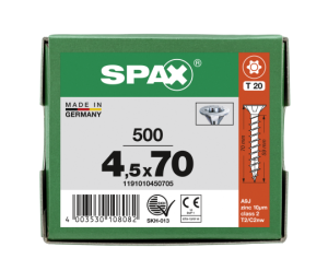 SPAX Senkkopf T-STAR plus - Vollgewinde WIROX A3J  T20  -...