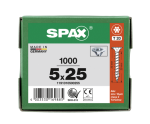 SPAX Senkkopf T-STAR plus - Vollgewinde WIROX A3J  T20  -...