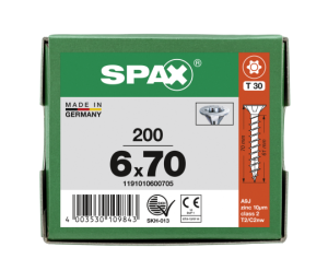 SPAX Senkkopf T-STAR plus - Vollgewinde WIROX A3J  T30  -...