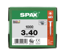 SPAX Senkkopf T-STAR plus - Teilgewinde WIROX A3J  T10  -  3x40  -  1000 Stk