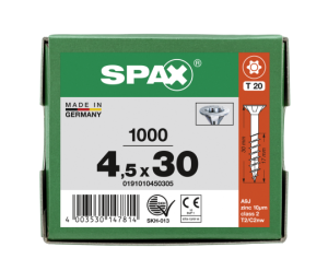 SPAX Senkkopf T-STAR plus - Teilgewinde WIROX A3J  T20  -...