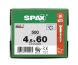 SPAX Senkkopf T-STAR plus - Teilgewinde WIROX A3J  T20  -  4,5x60  -  500 Stk