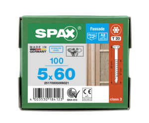 SPAX Fassadenschraube Linsensenkkopf T-STAR plus CUT...