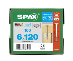 SPAX Tellerkopf 6 mm T-STAR plus 4CUT Teilgewinde...