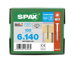 SPAX Tellerkopf 6 mm T-STAR plus 4CUT Teilgewinde...