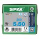 SPAX Senkkopf T-STAR plus - Vollgewinde Edelstahl rostfrei A2 1.4567      T20  -  5x50  -  200 Stk