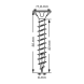 SPAX Senkkopf T-STAR plus - Vollgewinde Edelstahl rostfrei A2 1.4567      T30  -  6x50  -  100 Stk