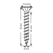 SPAX Senkkopf T-STAR plus - Vollgewinde Edelstahl rostfrei A2 1.4567      T30  -  6x70  -  100 Stk