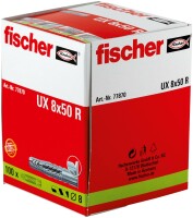 fischer Universaldübel UX 8 x 50 R mit Rand