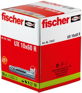 fischer Universaldübel UX 10 x 60 R mit Rand