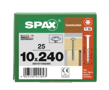 SPAX Tellerkopf TG TX50 10,0x240 WIROX  25 Stk
