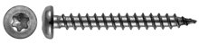 Halbrundkopf (Pan-Head) Spanplattenschrauben TG A2 4,5 x