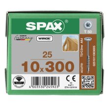 SPAX Tellerkopf TG TX50 10,0x300 WIROX  25 Stk
