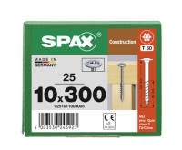 SPAX Tellerkopf TG TX50 10,0x300 WIROX  25 Stk