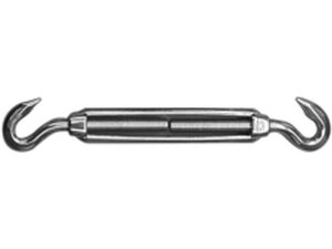 Spannschloss  Haken-Haken  ähnlich DIN 1480 Edelstahl rostfrei A4  M8  10 Stk
