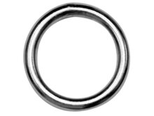 Ring, geschwei&szlig;t, poliert 10x50  M-8229  Edelstahl...