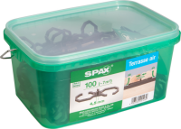 SPAX Air, trennt die Diele von der Unterkonstruktion, 100 Stück in Henkelbox, Abstand 4,5