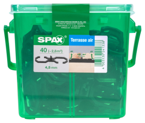 SPAX Air, trennt die Diele von der Unterkonstruktion, 40...