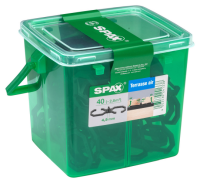 SPAX Air, trennt die Diele von der Unterkonstruktion, 40 Stück in Henkelbox, Abstand 4,5