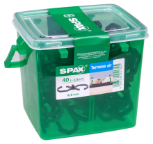 SPAX Air, trennt die Diele von der Unterkonstruktion, 40 Stück in Henkelbox, Abstand 6,5