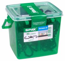 SPAX Air, trennt die Diele von der Unterkonstruktion, 40 Stück in Henkelbox, Abstand 6,5