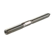 Stockschrauben mit reduziert gewalztem Holzgewinde und I-Stern galv. verzinkt  - 8 x 110 - 100 Stk