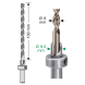 SPAX Bohrsenker step drill 6  -  6mm - 9,5mm  6,5x150 - 1 Stk