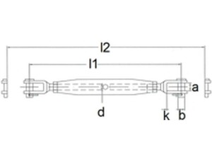 Wantenspanner Drahseilspanner M4 Edelstahl rostfrei A4...