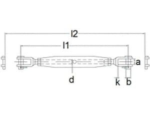 Wantenspanner Drahseilspanner M6 Edelstahl rostfrei A4...