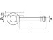 Augbolzen M 12 x 120 M-8267 Edelstahl rostfrei A4 1 Stk