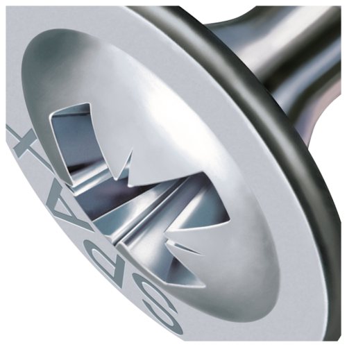 SPAX Rückwandschraube Kreuzschlitz Z 4CUT Vollgewinde WIROX A3J  4,5x20  -  3000 Stk