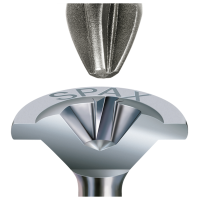 SPAX Rückwandschraube Kreuzschlitz Z 4CUT Vollgewinde WIROX A3J  4,5x20  -  3000 Stk