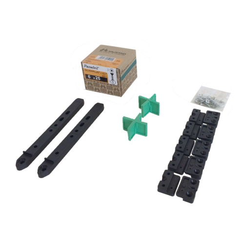 FixeGo für Dielen >25mm, Komplett-Set, inkl. 200 Schrauben 6x30 A2