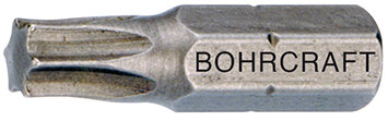 Bohrcraft Schrauber-Bit 1/4" für Torx-Schrauben TX 10 x 25 mm