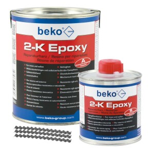 beko 2-K Epoxy Reparaturharz 1 kg, inkl. 10 x...