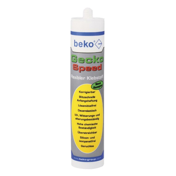 beko Gecko Speed 290 ml weiß Flexibler Klebstoff