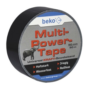 beko Multi-Power-Tape  50 mm x 50 m, SCHWARZ