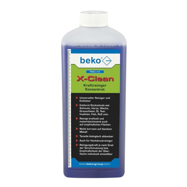 beko TecLine X-Clean Kraftreiniger -Konzentrat- 1000 ml Flasche